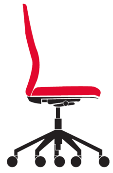 Tapicería de una silla Ergonómica de oficina