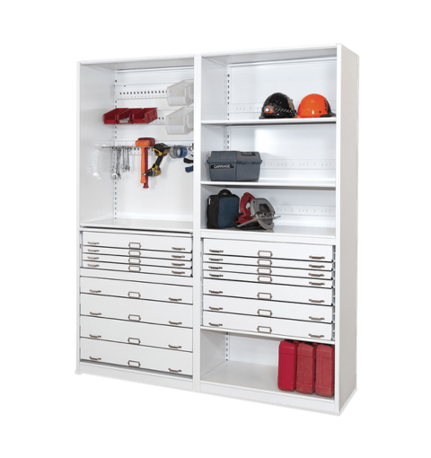 Steel 4-post & Case-Type Shelving